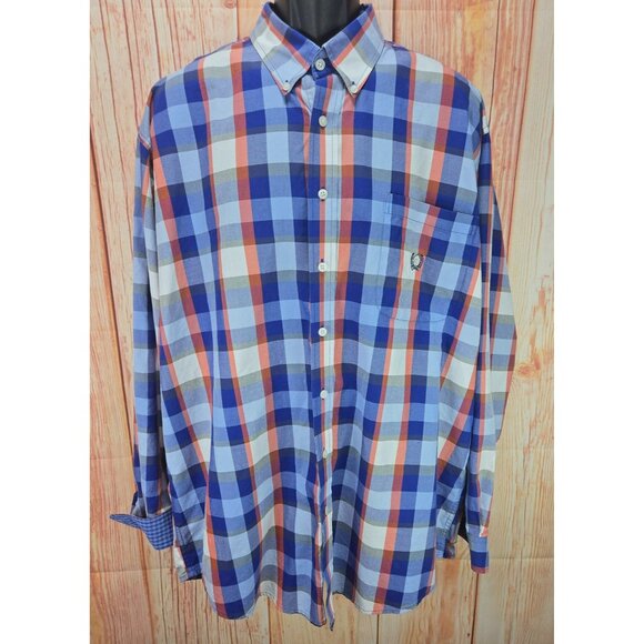 Cinch Mens XL Long Sleeve Plaid Button-Down Shirt  Western - Picture 1 of 8